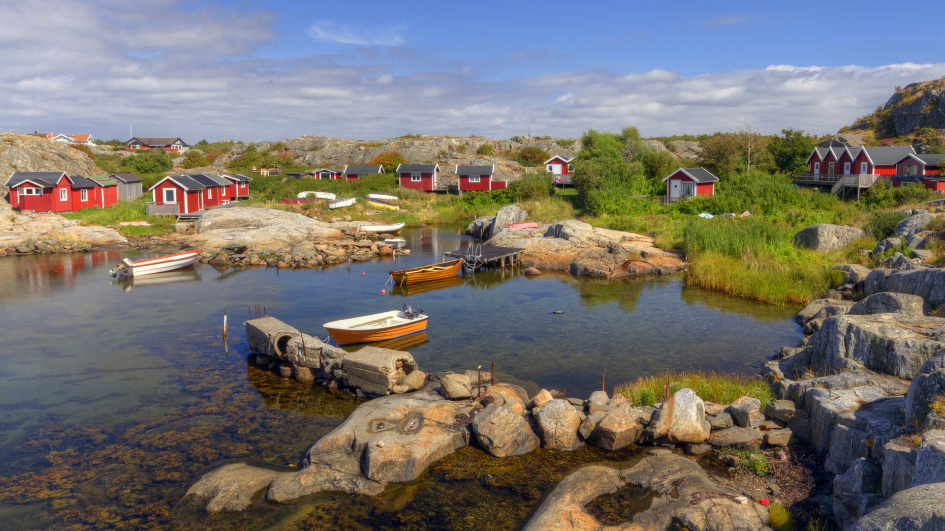 Fishing cove in Gothenburg, Sweden